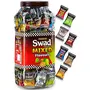 Swad Mixed Assorted Candy Jar (Kaccha Mango Imli Coffee Cola Pan Orange) 100% Vegan & Gluten Free Digestive & Tasty Masala Toffee | Indian Sweets 200 Candies Jar, 3 image