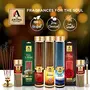 The Aroma Factory Durga Laxmi & Evil Eye Nazar Kavach Agarbatti for Pooja Luxury Incense Sticks Low Smoke & Zero Charcoal (Bottle Pack of 3 x 100g), 4 image