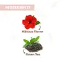 Amaara's Hibiscus Green Tea | Makes 25 cups | Blood Purifying tea | Good for hair & skin | Hibiscus flower & Green Tea | Herbal Tea | Tangy Fruity Flavour | Instant Hot Brew, 3 image