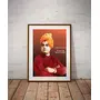 Unique Indian Craft Handmade Swami Vivekananda Wall Poster Laminated (Without Frame), 2 image
