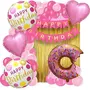 Donut First Birthday Party Decoration Supplies Kit 58pcs 1st Birthday Decorations kit.