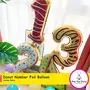 Number 9 Balloon 9th Birthday Party Foil Mylar Number Ninth Balloons for Kid Girl Boy Donut 32 Inch, 5 image