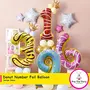 Number 9 Balloon 9th Birthday Party Foil Mylar Number Ninth Balloons for Kid Girl Boy Donut 32 Inch, 3 image