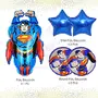 5pcs Superhero Party Balloons for Kids Superhero Character Balloons Foil Balloons Party Decorations Supplies Favors Gift Theme Carnival Birthday Party Decorations, 2 image