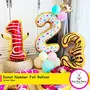 Number 9 Balloon 9th Birthday Party Foil Mylar Number Ninth Balloons for Kid Girl Boy Donut 32 Inch, 4 image