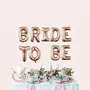 Big Bride to BE Balloons Rose Gold 16 Letter0s Banner - Party Decorations Kit - Hen Party Supplies and Favors - Bridal Shower and Hen Party Decorations Set, 4 image