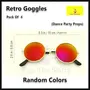 Retro Goggles Set of 4 (Multicolor), 2 image