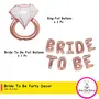 Big Bride to BE Balloons Rose Gold 16 Letter0s Banner - Party Decorations Kit - Hen Party Supplies and Favors - Bridal Shower and Hen Party Decorations Set, 2 image