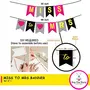 Multi Color Miss to Mrs Banner Bunting Flag for Party Decoration, 2 image