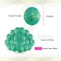Rubber Golden Flakes Balloons For Decoration 25Pcs For Decoration|Helium Party Balloons For Birthday Decoration Green Balloons For Decoration., 2 image