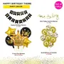 Birthday Party Decoration Kit with One Today Happy Birthday BannerCrown Round Foil Star Foil and Latex Confetti Balloon Pack of 17, 2 image