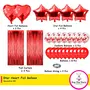 Balloon Curtain Party Colorful 22pcs Red Set Wedding Decoration Birthday Balloons Confetti Air Balls and Curtain Birthday Party Decorations Kids Adults Balloons, 2 image