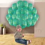 Rubber Golden Flakes Balloons For Decoration 25Pcs For Decoration|Helium Party Balloons For Birthday Decoration Green Balloons For Decoration., 3 image