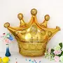 Gold Crown Foil Balloons Baby Shower Party Decorations Photo Props, 2 image