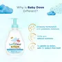 Baby Dove Rich Moisture Hair to Toe Baby Wash 200 ml No Tears Body Wash for Baby's Soft Skin - Hypoallergenic No Sulphates No Parabens, 4 image
