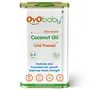 OYO BABY Kachi Ghani Pure Oil |Cold Pressed |Best for bone Developmemt and healthy muscles | Nourishes skin and Hair (Coconut 200 ml (Pack of 1))