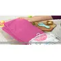 Bumtum Baby Dry Sheet Waterproof Soft Fleece Baby Bed Protector | Anti - Bacterial & Odour Free | Extra Absorbant Reuseable & Washable (Hot Pink + Maroon Combo Small Size 50 * 70cm Pack of 2), 2 image