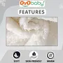 OYO BABY New Born Super Soft Baby Blanket Wrapper Blanket for Baby Boys Baby Girls Babies (Star Blue & Pink Fleece Lightweight) All Season | Sleeping Bag | Nursing Baby Gifts, 3 image