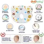 OYO BABY Memory Foam Baby Head Shaping Pillow Baby Pillow for Preventing Flat Head Syndrome 25 cm X 21 cm X 4.2 cm 0months+ Animal Print, 4 image