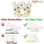 OYO BABY Memory Foam Baby Head Shaping Pillow Baby Pillow for Preventing Flat Head Syndrome 25 cm X 21 cm X 4.2 cm 0months+ Animal Print, 3 image