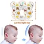 OYO BABY Memory Foam Baby Head Shaping Pillow Baby Pillow for Preventing Flat Head Syndrome 25 cm X 21 cm X 4.2 cm 0months+ Animal Print, 2 image