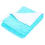 OYO BABY New Born Super Soft Baby Blanket Wrapper Sheet Cum Baby Blanket for Baby Boys Baby Girls Babies (100cm x 80cm Blue Fleece Lightweight), 4 image