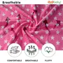 OYO BABY Baby Blanket Wrapper - Pack of 2 (Dark Blue & Pink) | Towel for Boys and Girls | All Season Swaddle for 0-12 Month | Nursing Baby Gifts | Soft Flannel Sleeping Bag | Great Gifts, 5 image