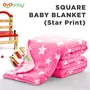 OYO BABY Newborn Baby Blankets All Season Fluffy 2 Layered AC Wrapping Baby Blanket for Baby Boys and Baby Girls Toddlers 100cm x 75cm 0-12 Months | Reversible Blanket (Baby Pink & Blue), 4 image