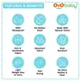 OYO BABY Waterproof Mattress Protector Sheet for Kids and Adults (Medium (100cm x 70cm) Blue), 4 image