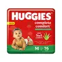 Huggies Complete Comfort Wonder Pants with Aloe Vera Medium (M) size baby Diaper Pants 76 count & Mamaearth Daily Moisturizing Natural Baby Lotion (400 ml), 2 image