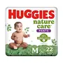 Huggies Nature Care Pants for Babies Medium (M) Size Baby Diaper Pants 22 Count & Mamaearth Deeply nourishing natural baby wash (400 ml 0-5 Yrs), 2 image