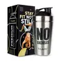 Fitastic Stainless Steel Shaker Bottle with Steel Mixing Ball-Fitastic Bottle (Set of 1)