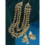 GLOWRY Bridal Kundan Rani Haar Necklace Set for Women - Handcrafted Indian Jewelry (SET OF 1), 2 image
