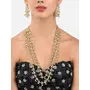 GLOWRY Bridal Kundan Rani Haar Necklace Set for Women - Handcrafted Indian Jewelry (SET OF 1), 3 image