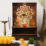 Rylan Mandir for Home Temple for Hoe Pooja Mandir for Home Beautiful Wooden Temple for Home Pooja Stand for Home and Office with LED Spot Light Temple- (A2), 2 image