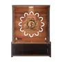 Rylan Mandir for Home Temple for Hoe Pooja Mandir for Home Beautiful Wooden Temple for Home Pooja Stand for Home and Office with LED Spot Light Temple- (A2), 5 image
