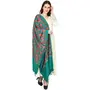 Weavers Villa Women's Kashmiri Aari Embroided Floral Cashmilon Stoles Shawls-SP-GRP4XDAHFV9AMV9T, 2 image