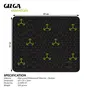 Gizga Gaming Mouse Pad with Smooth Mouse Control Mercerized Surface Antifray Stitched Embroidery Edges Anti Slip Rubber Base for Computer Laptop 290 X 240 X 2Mm (G Mp5 M), 4 image
