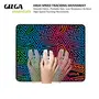 Gizga Gaming Mouse Pad with Smooth Mouse Control Mercerized Surface Antifray Stitched Embroidery Edges Anti Slip Rubber Base for Computer Laptop 290 X 240 X 2Mm (G Mp1 M), 5 image