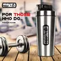 MANTIS Stainless Steel Gym Shaker Bottle 100% Leak Proof and Food Grade740ml(Steel), 8 image
