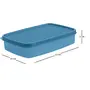 SIGNORA WARE Signoraware Crispy Slim Box Container 850ml T Blue, 2 image
