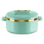 MILTON Curve 2500 Inner Stainless Steel Casserole 2.15 litres Light Green | BPA Free | Food Grade | Easy to Carry | Easy to Store | Chapati | Roti | Curd Maker, 2 image