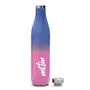 Milton Prudent 1100 Thermosteel 24 Hours Hot and Cold Water Bottle 1023 ml Pink Blue | Leak Proof | Easy to Carry | Office Bottle | Hiking | Trekking | Travel Bottle | Gym | Home | Kitchen Bottle, 2 image