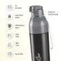 Milton Steel Convey 600 Insulated Inner Stainless Steel Water Bottle 520 ml Black | Leak Proof | BPA Free | Hot or Cold for Hours | Office | Gym | Hiking | Treking | Travel Bottle, 2 image