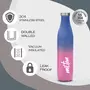 Milton Prudent 1100 Thermosteel 24 Hours Hot and Cold Water Bottle 1023 ml Pink Blue | Leak Proof | Easy to Carry | Office Bottle | Hiking | Trekking | Travel Bottle | Gym | Home | Kitchen Bottle, 4 image