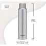 Milton Elfin 500 Thermosteel 24 Hours Hot and Cold Water Bottle 500 ml Silver, 6 image