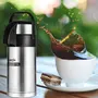 Milton Beverage Dispenser 3500 Stainless Steel for Serving Tea Coffee 3580 ml (125 oz) Airpot Double Vacuum Insulated 24 Hrs Heat & Cold Retention 18/8 Steel Easy Travel with Handle Silver, 4 image
