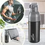 Milton Steel Convey 600 Insulated Inner Stainless Steel Water Bottle 520 ml Black | Leak Proof | BPA Free | Hot or Cold for Hours | Office | Gym | Hiking | Treking | Travel Bottle, 4 image