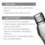 MILTON Elate 750 Stainless Steel Water Bottle 635 ml Silver | Leak Proof | Office Bottle | Gym Bottle | Home | Kitchen | Hiking | Treking Bottle | Travel Bottle (Pack of 1), 6 image