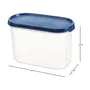 Signoraware Modular Container Oval No.2 Container 1.1 Litres Mod Blue, 3 image